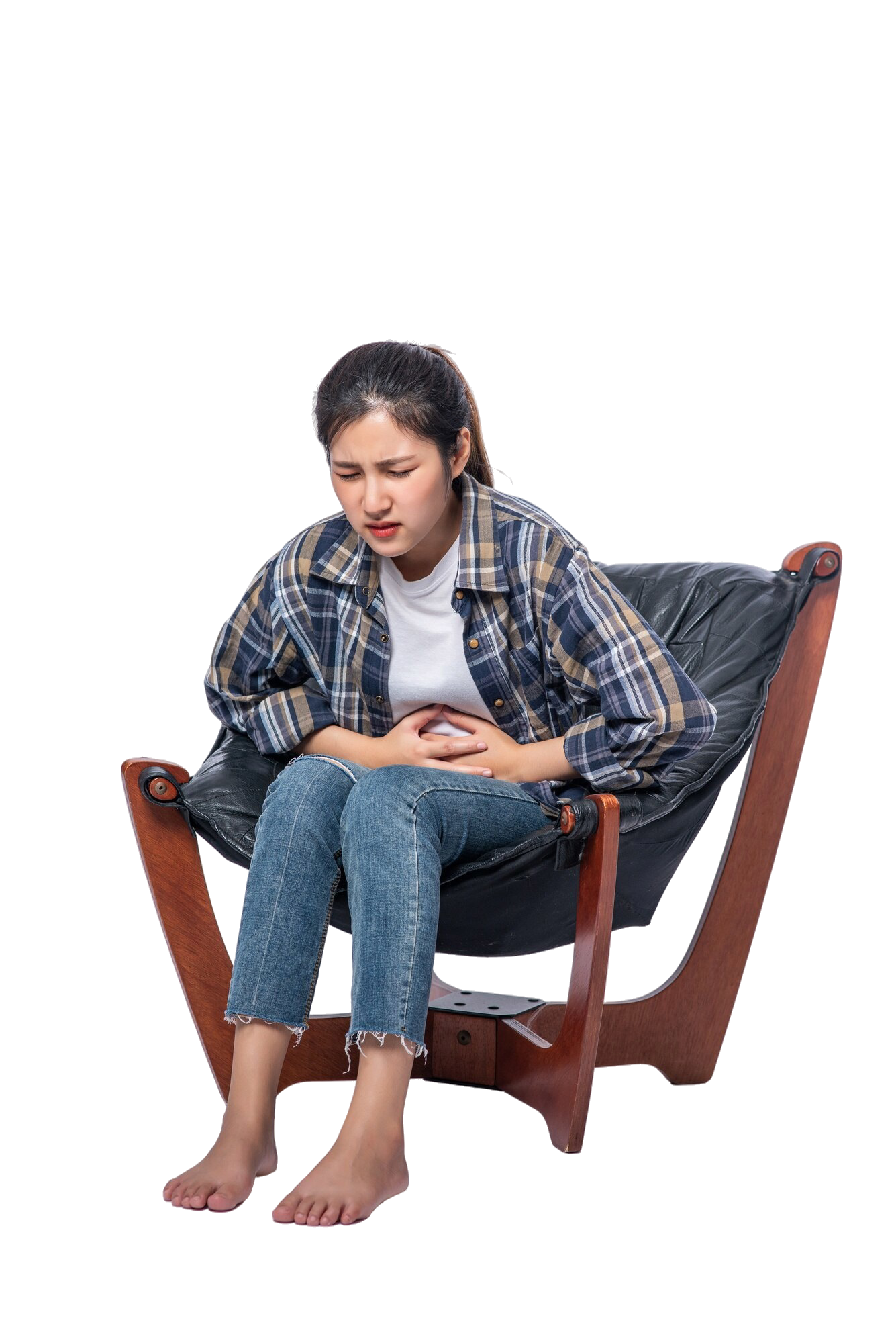 woman-sitting-chair-with-abdominal-pain-pressing-her-hand-her-stomach